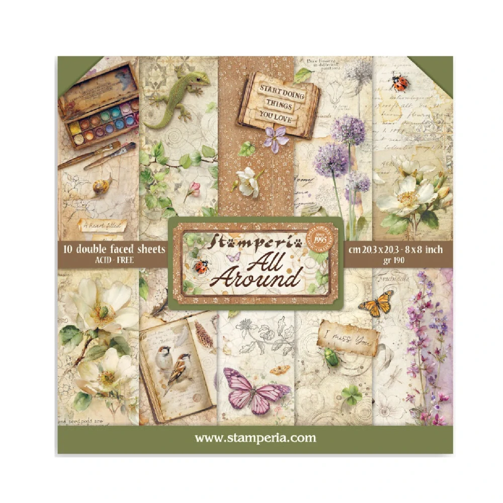 Stamperia Scrapbook papier – All Around 8x8