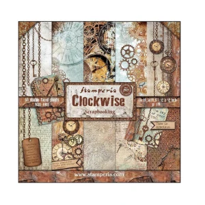 Stamperia Scrapbook papier – Clockwise 12x12
