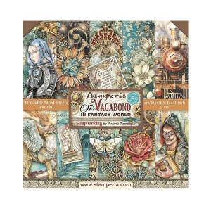 Scrapbook papier – Sir Vagabond in Fantasy World 12x12