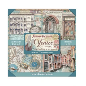 Stamperia Scrapbook papier – Venice City of Art Maxi 12x12