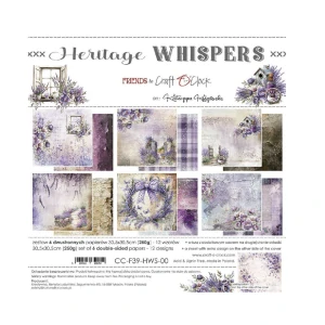 Craft O´ Clock Scrapbook papier - Heritage Whispers 12x12