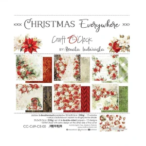 Craft O´ Clock Scrapbook papier - Christmas Everywhere 12x12