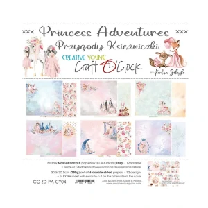 Craft O´ Clock Scrapbook papier - Princess Adventures 12x12