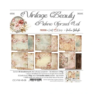 Craft O´ Clock Scrapbook papier - Vintage Beauty 8x8