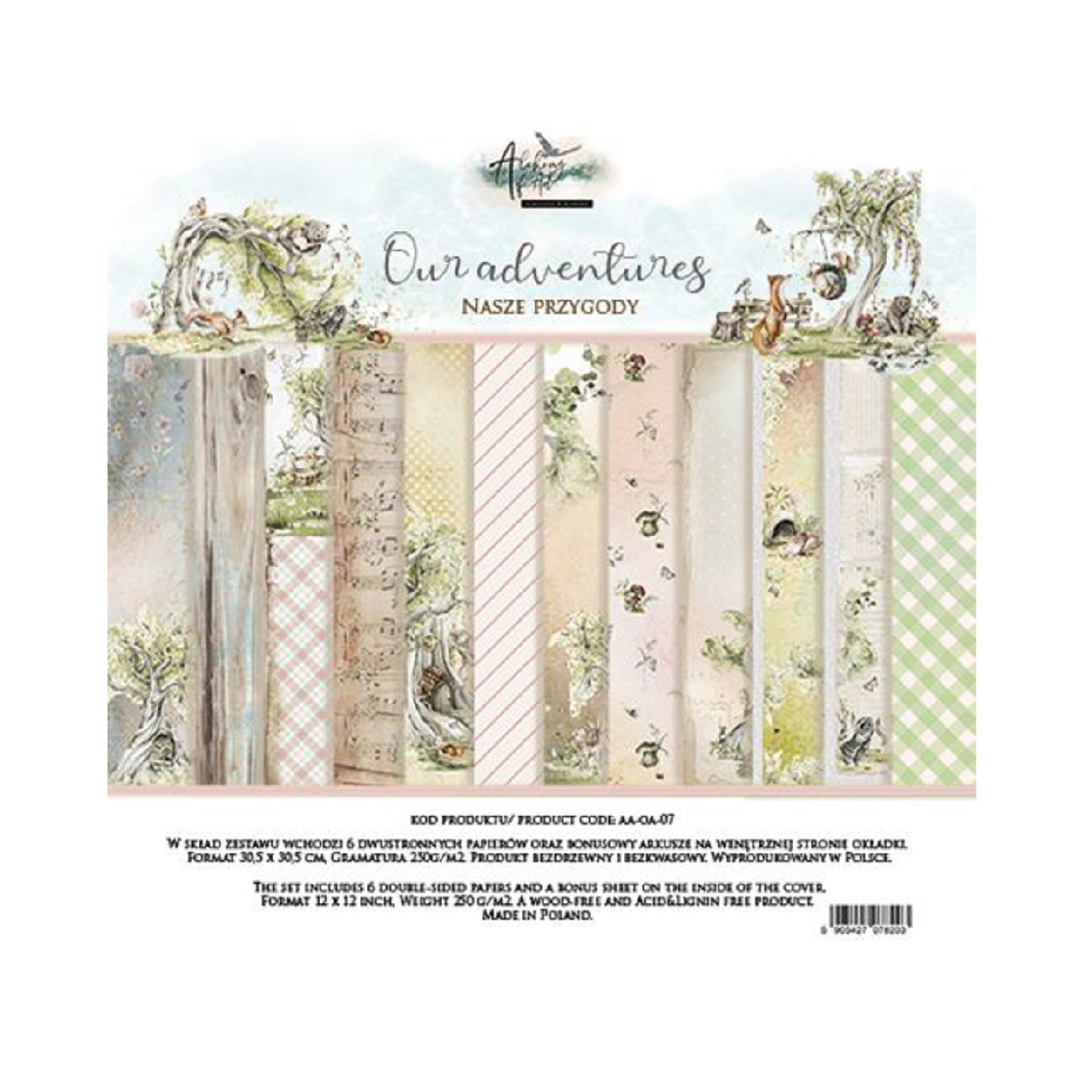 Alchemy of Art Scrapbook papier Our Adventures 12x12