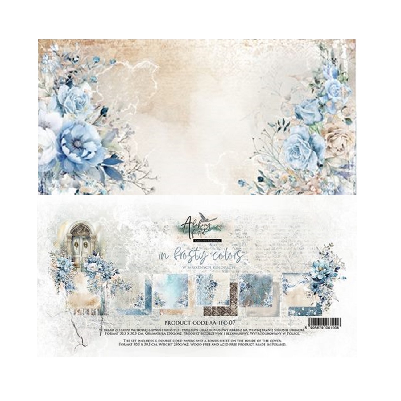 Alchemy of Art Scrapbook papier In Frosty Colors 12x12
