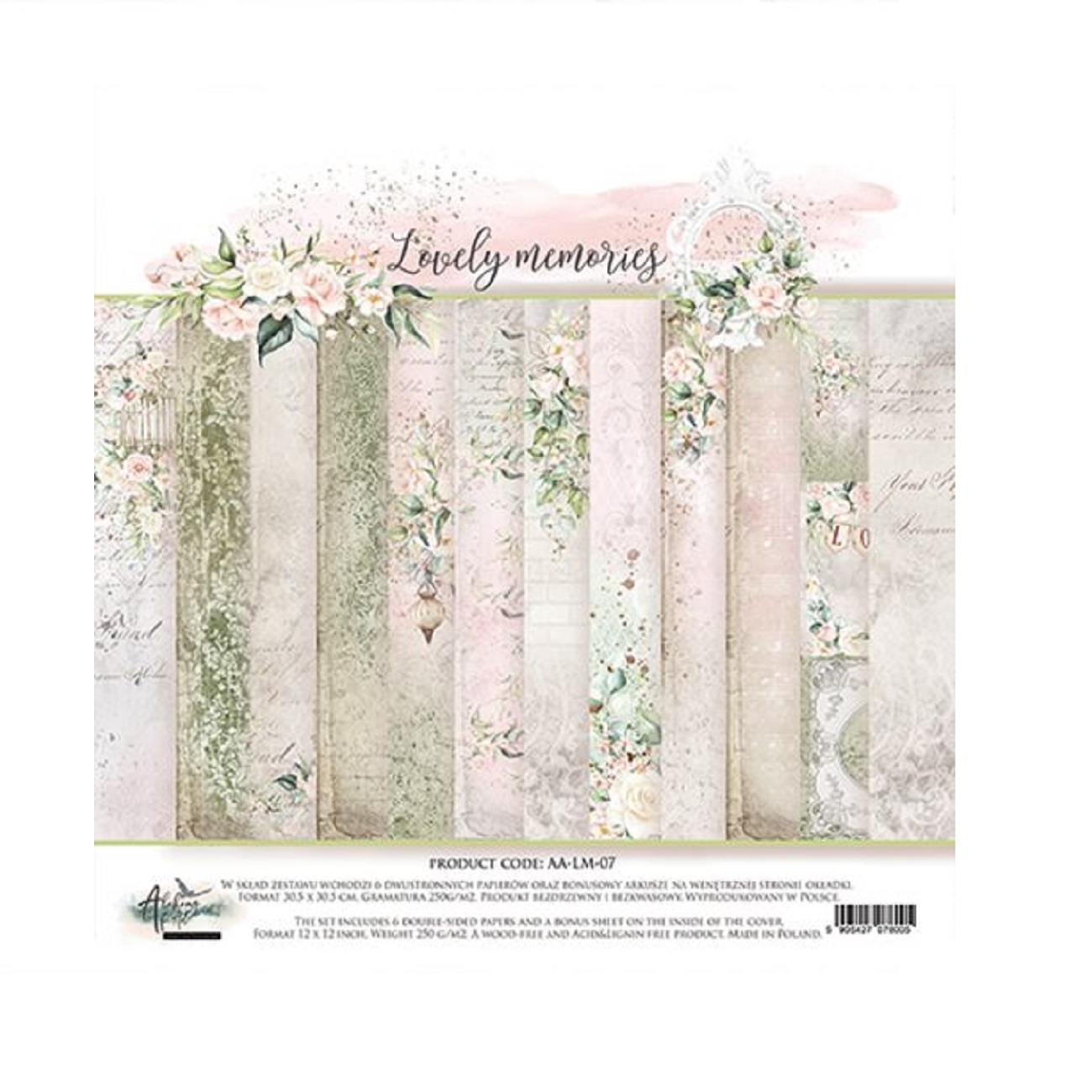 Alchemy of Art Scrapbook papier Lovely Memories 12x12