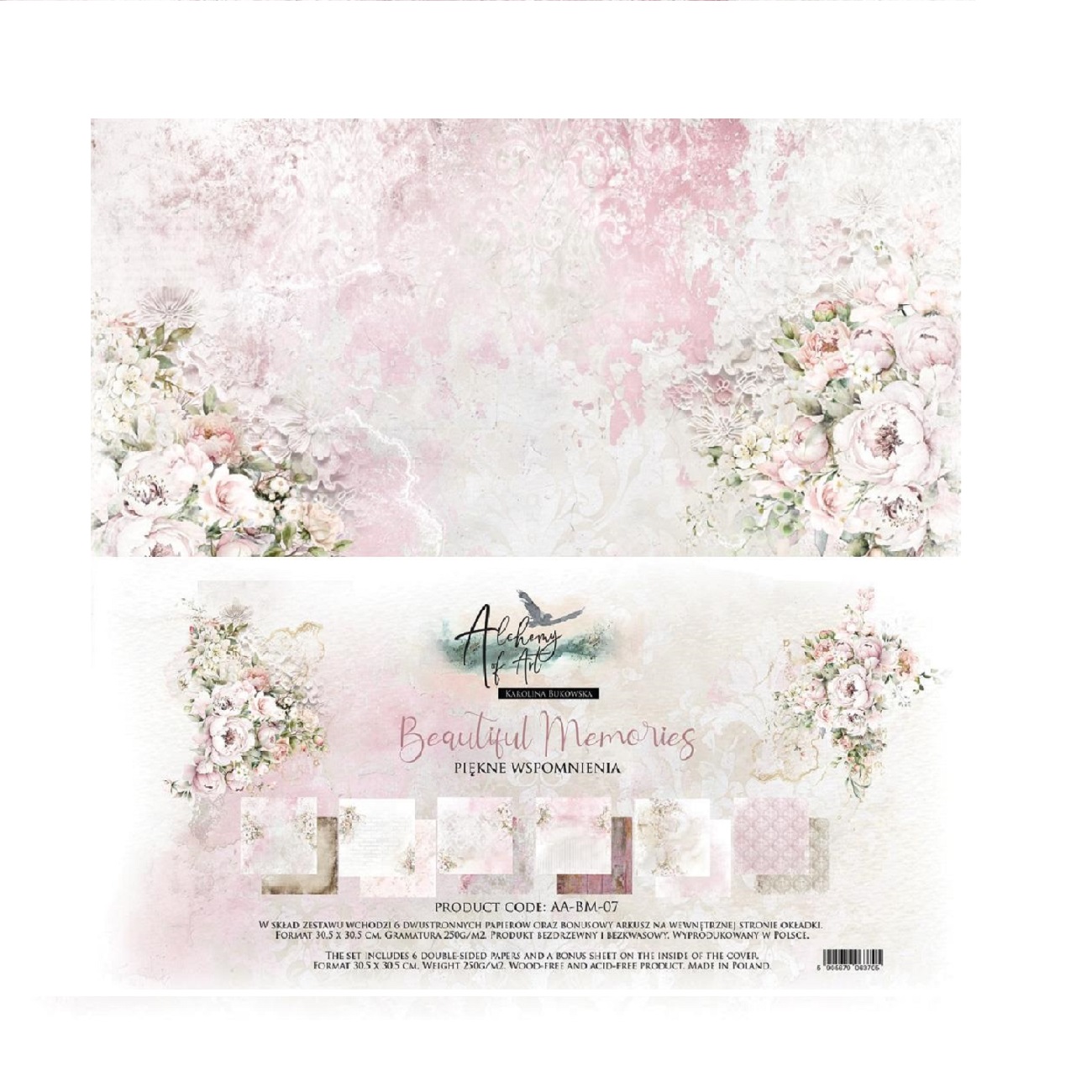 Alchemy of Art Scrapbook papier Beautiful Memories 12x12