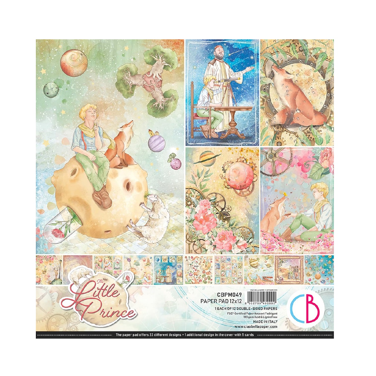 Ciao Bella Scrapbook papier The Little Prince 12x12