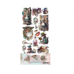 Alchemy of Art Scrapbook papier Enchanted World – Following Alice 6x12