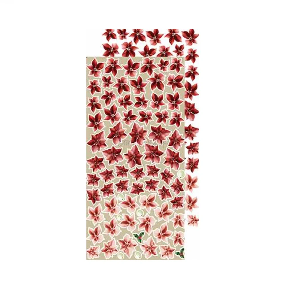 Craft O´ Clock Scrapbook papier - Christmas Treasure Flowers 6x12