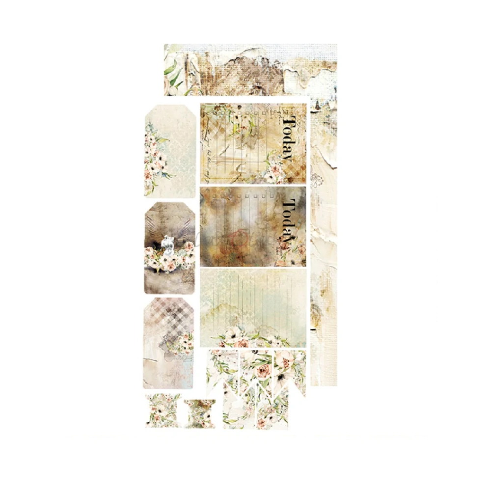 Craft O´ Clock Scrapbook papier - Blooming Retread  6x12