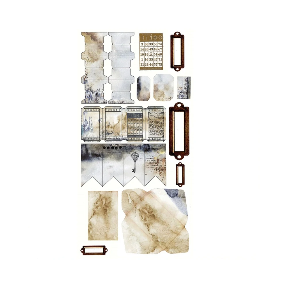 Craft O´ Clock Scrapbook papier - Beauty Restless  6x12