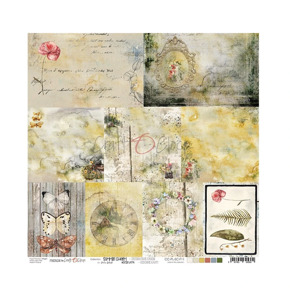 Craft O´ Clock Scrapbook papier - CC-PL-SC-F11  12x12 