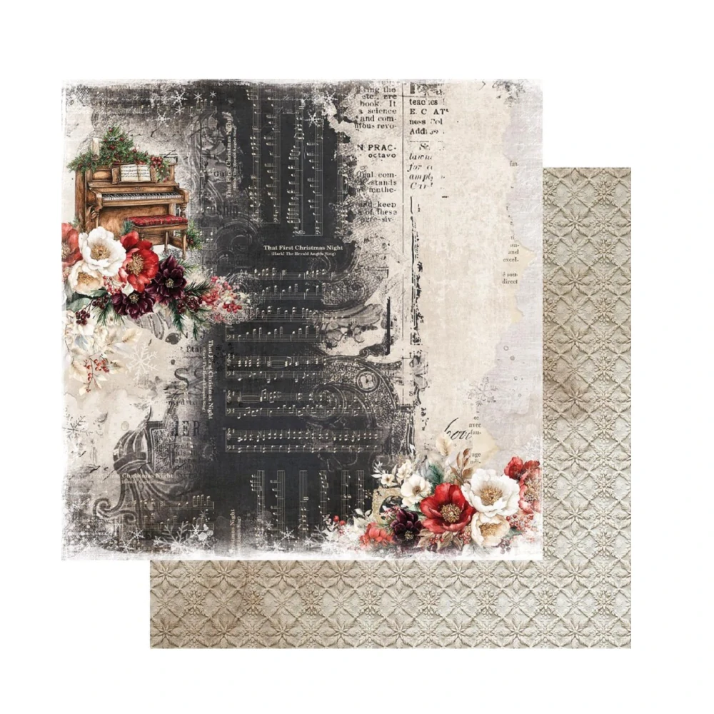 Alchemy of Art Scrapbook papier Wonderful Christmas Time 8x8