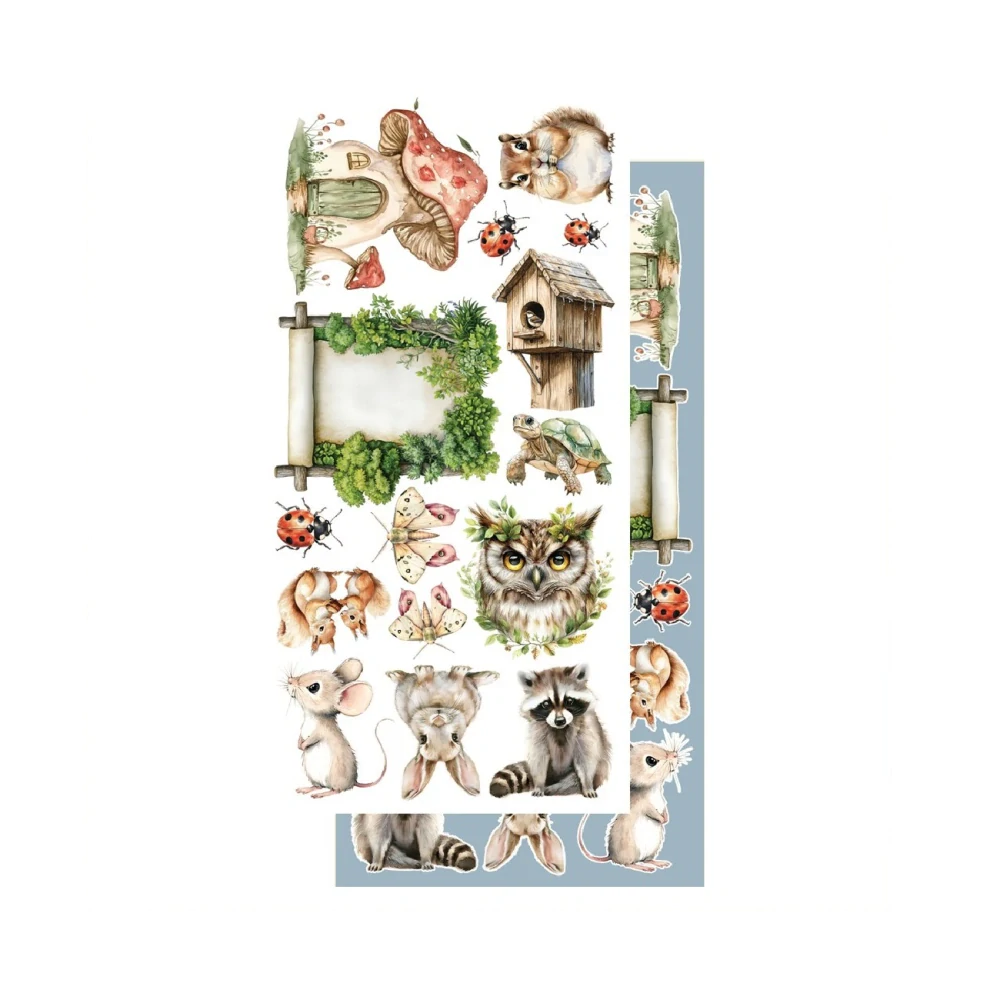 Alchemy of Art Scrapbook papier Friends of the Forest 6x12