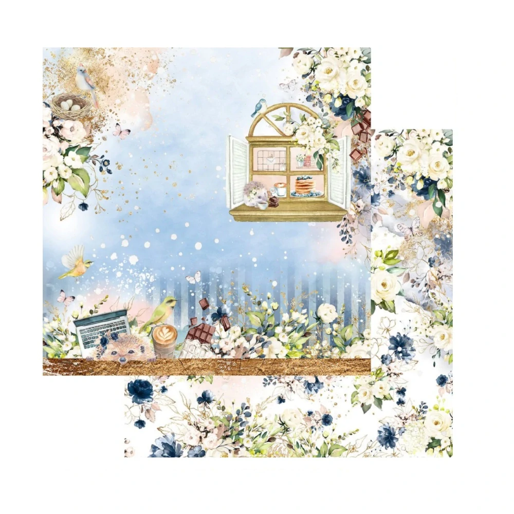 Memory Place Scrapbook papier Hello 12x12