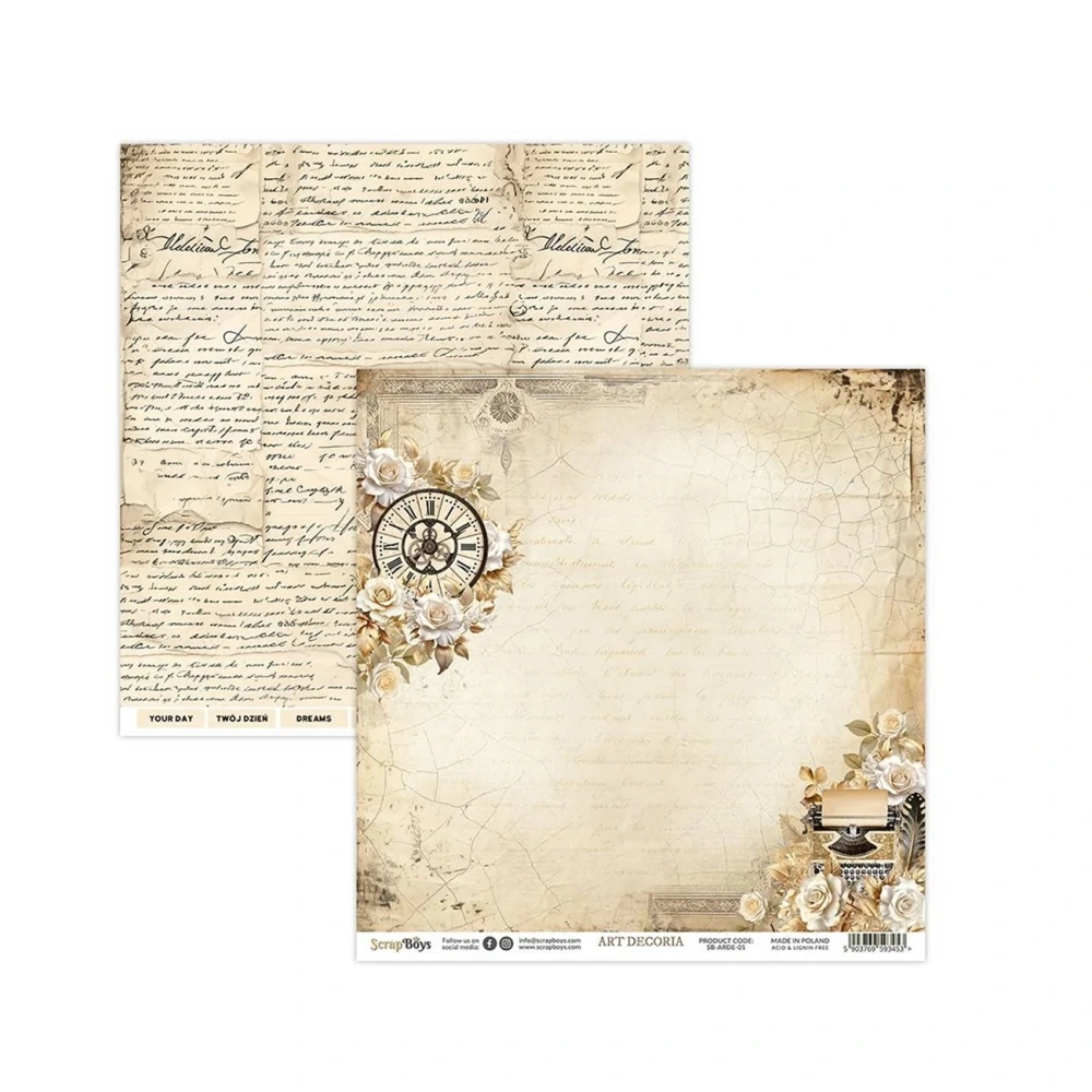 Scrapboys Scrapbook papier Art Decoria 12x12