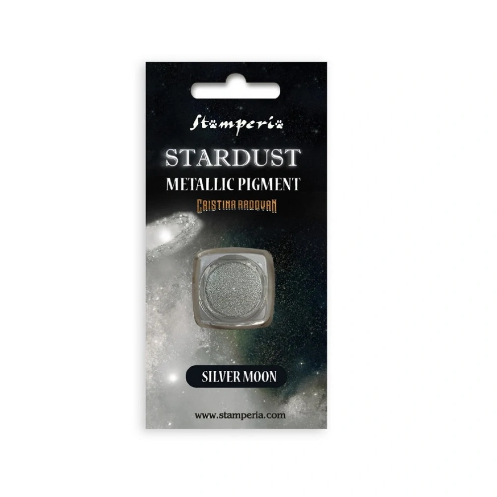 Stamperia Metalický pigment Stardust silver moon