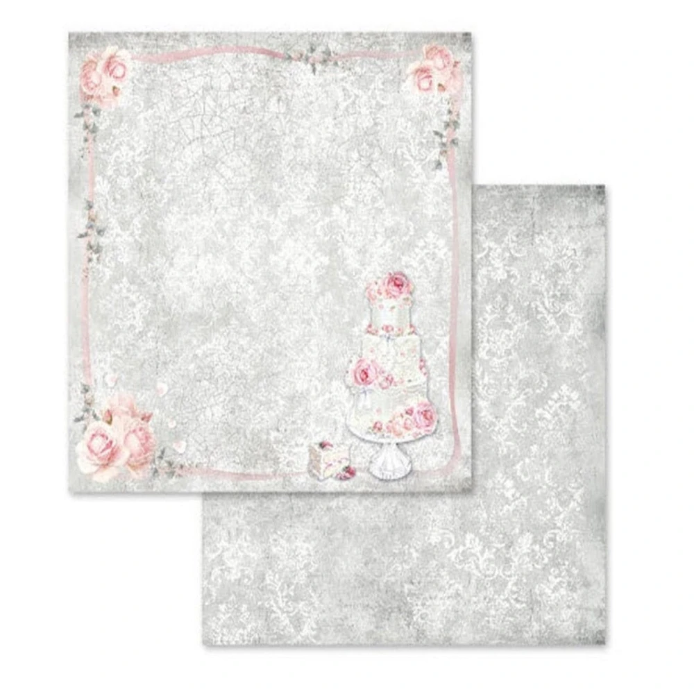 Stamperia Scrapbook papier – Wedding 12x12