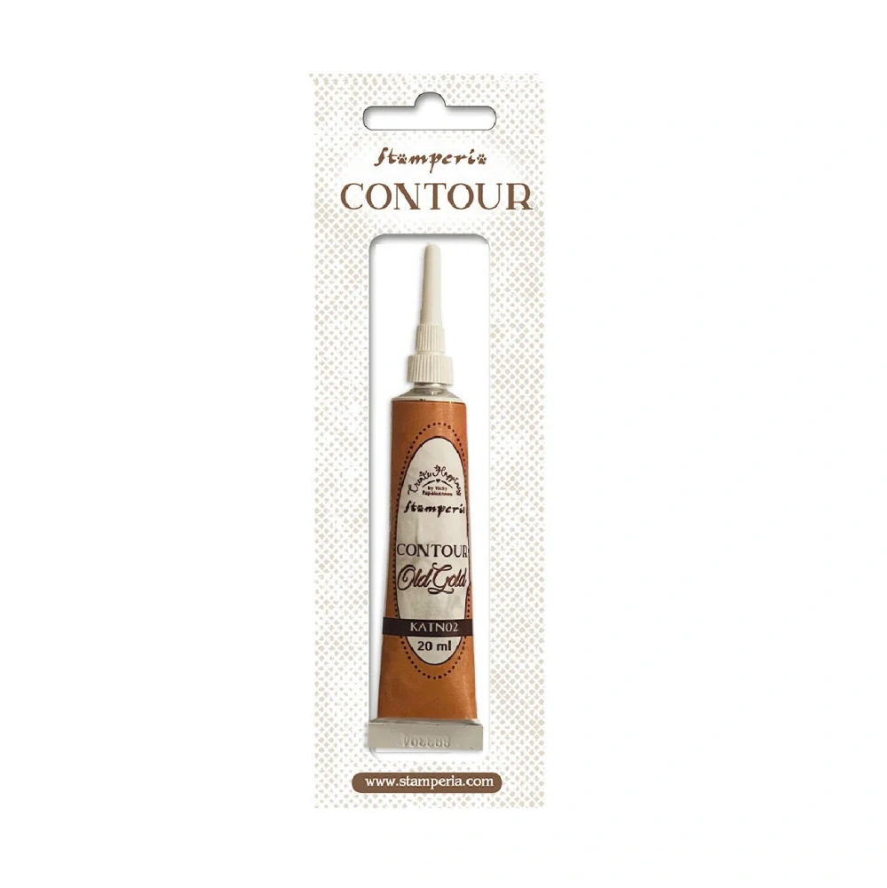 Stamperia Kontúrovacia farba KATN 02 old gold