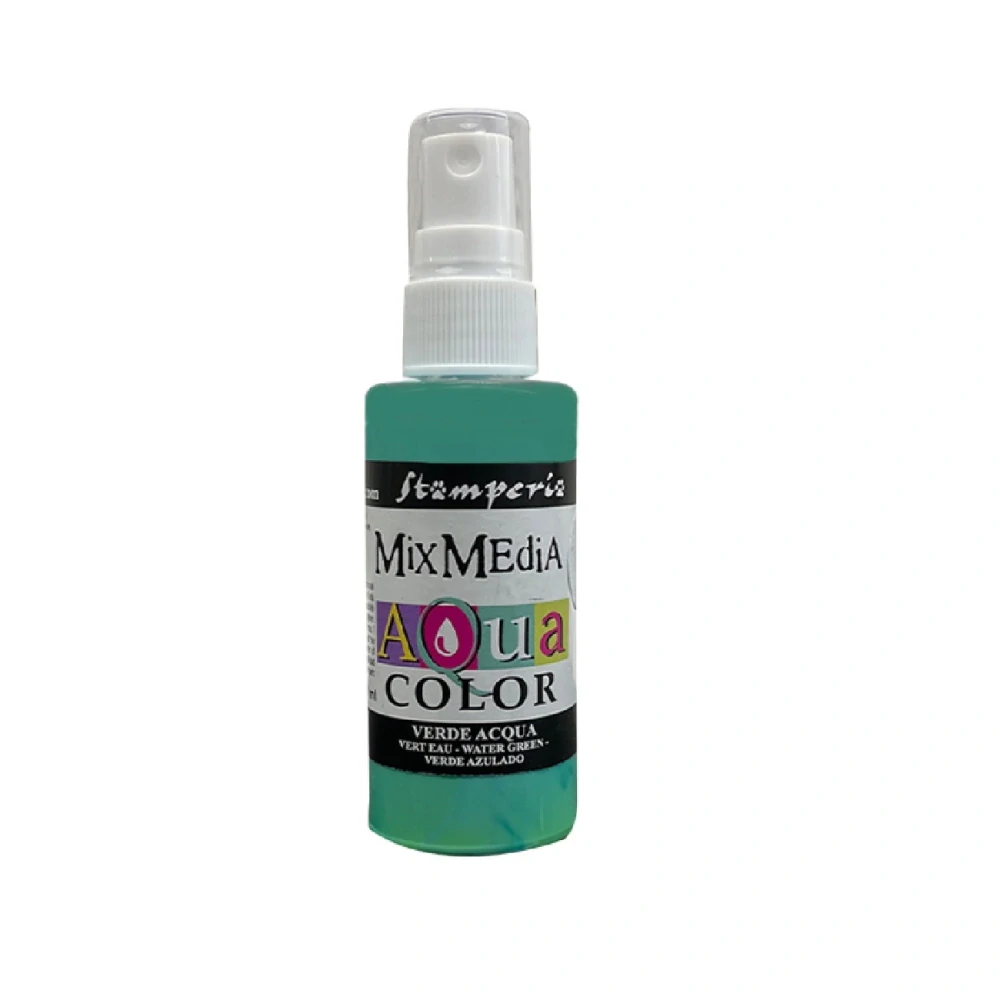 Stamperia Aqua Color atrament verde aqua