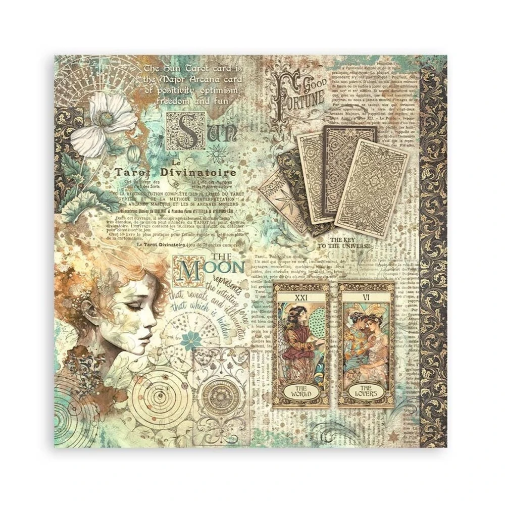Stamperia Scrapbook papier – Fortune Maxi 8x8