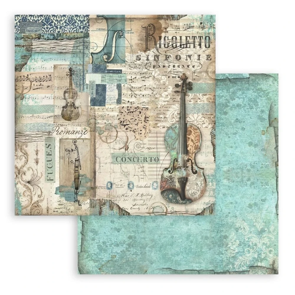 Stamperia Scrapbook papier – Music 12x12