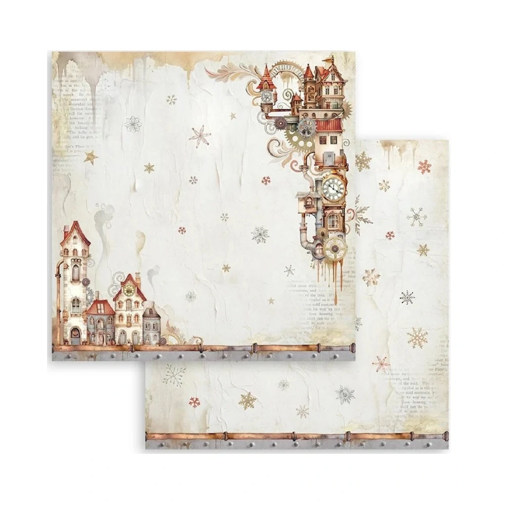 Stamperia Scrapbook papier – Grear up for Christmas 8x8