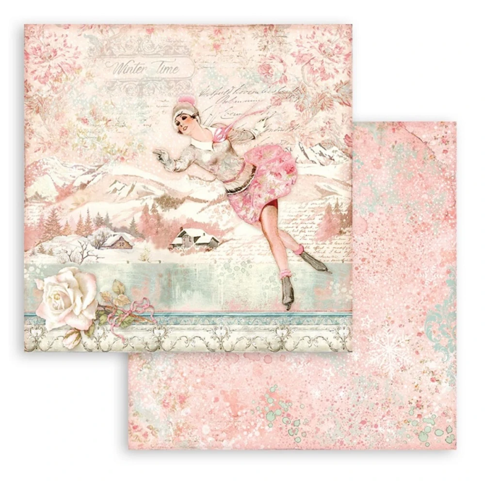 Stamperia Scrapbook papier – Sweet Winter 12x12
