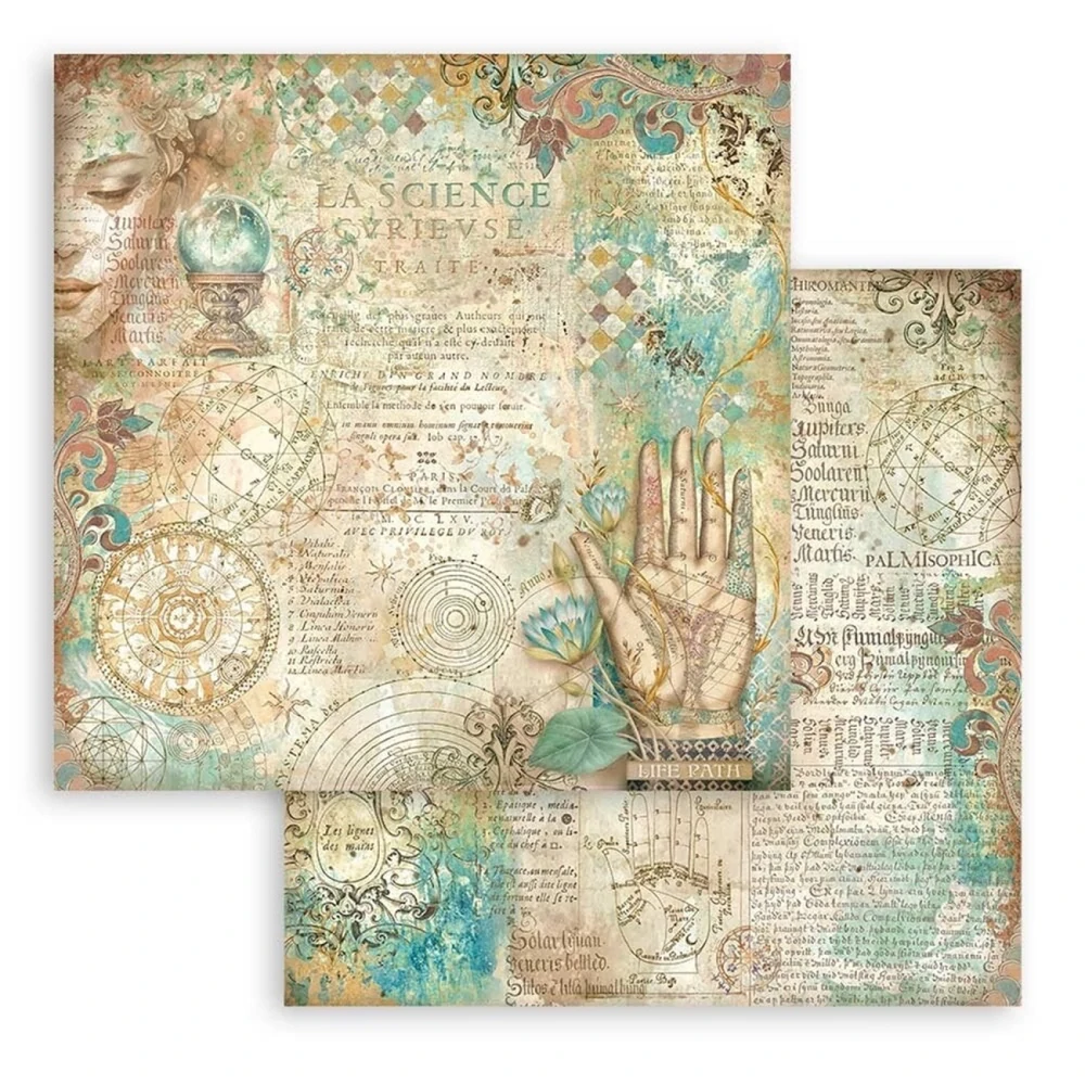 Stamperia Scrapbook papier – Fortune 12x12