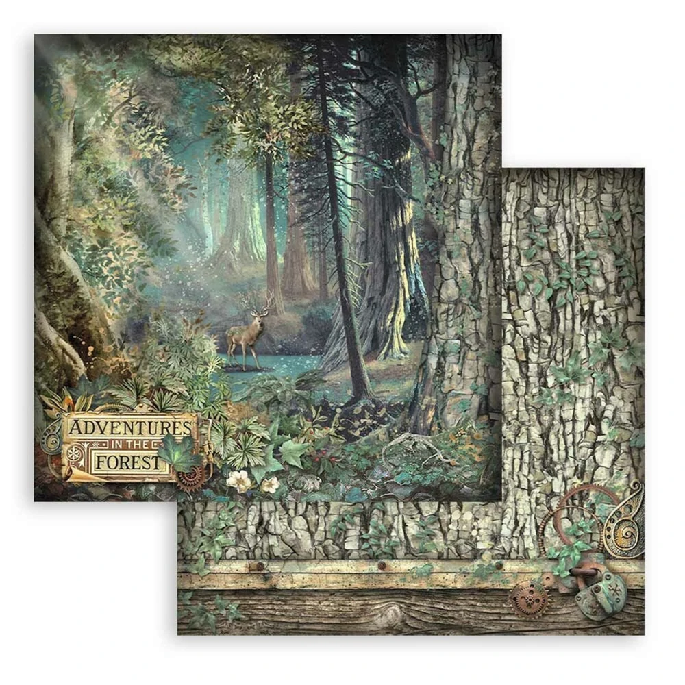 Stamperia Scrapbook papier – Magic Forest 12x12
