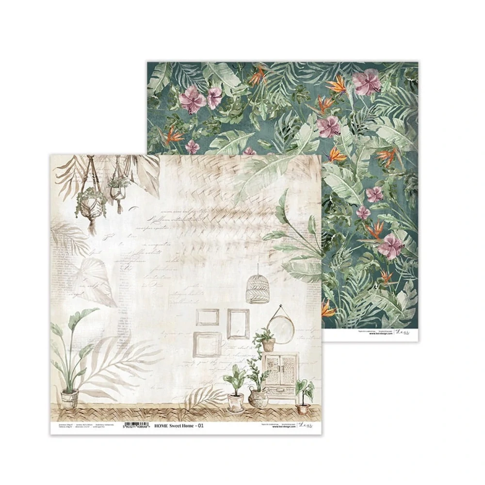 Lexi design Scrapbook papier Home Sweet Home 12x12