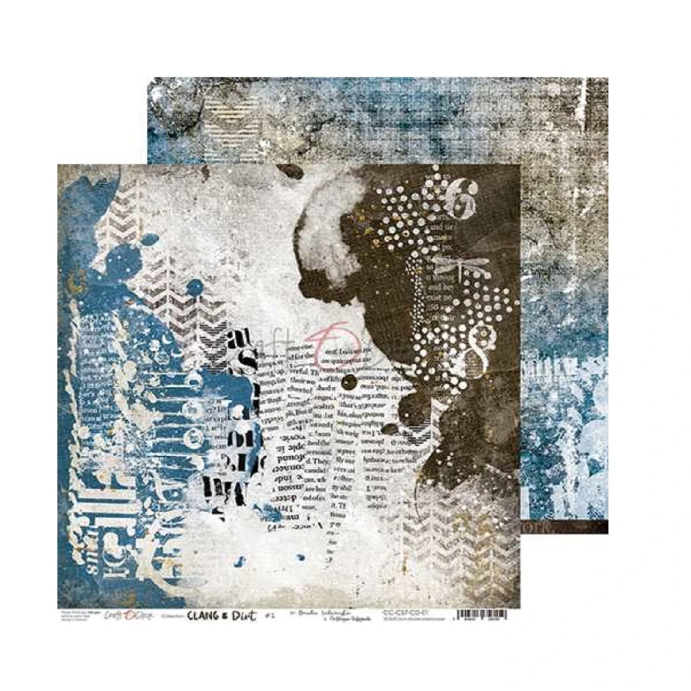 Craft O´ Clock Scrapbook papier - Clang and Dirt 12x12