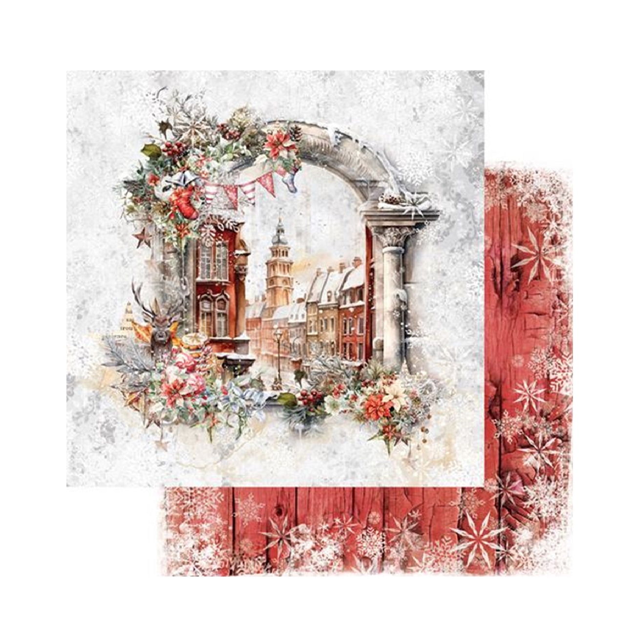 Alchemy of Art Scrapbook papier Merry Christmas 12x12