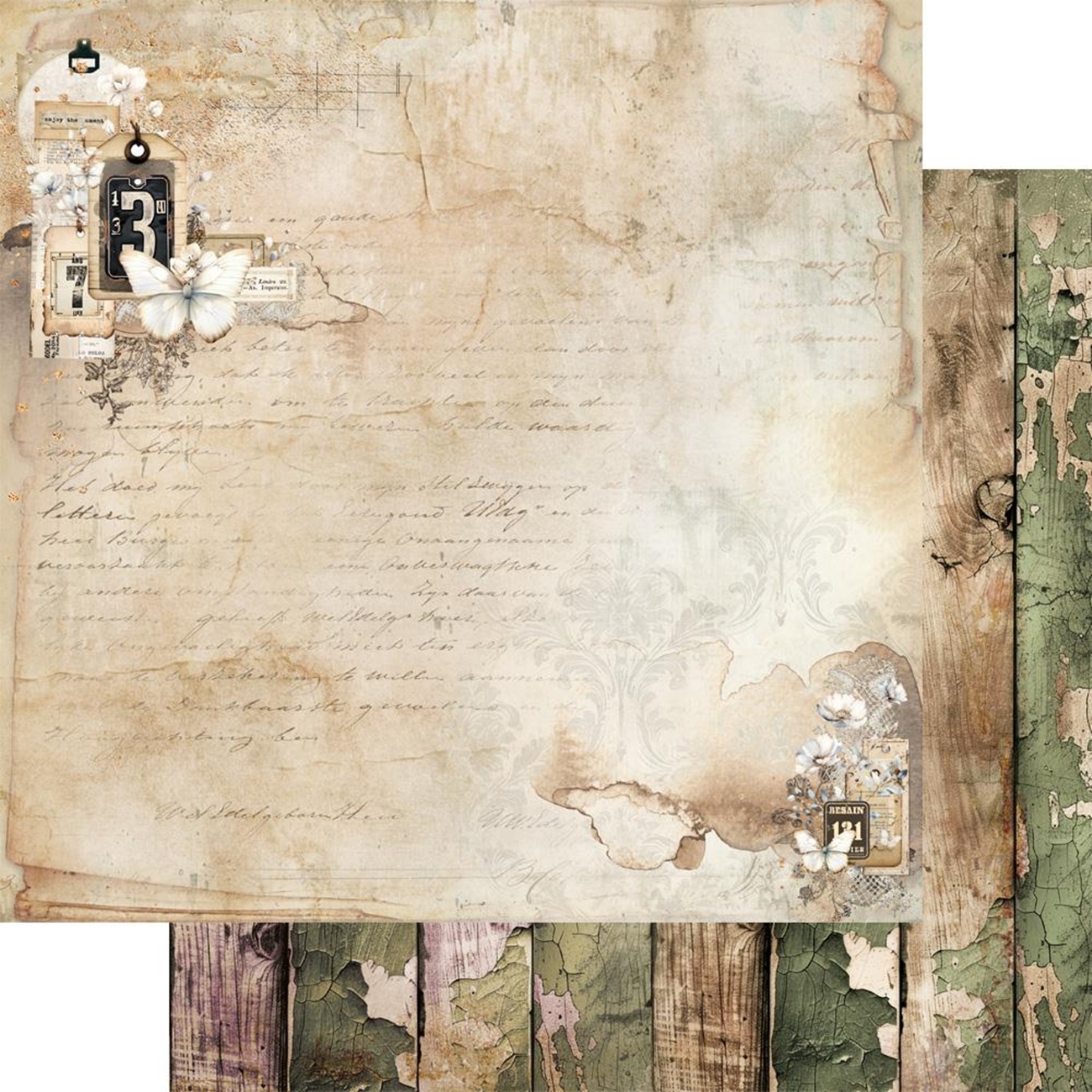 Alchemy of Art Scrapbook papier Natural Beauty 12x12