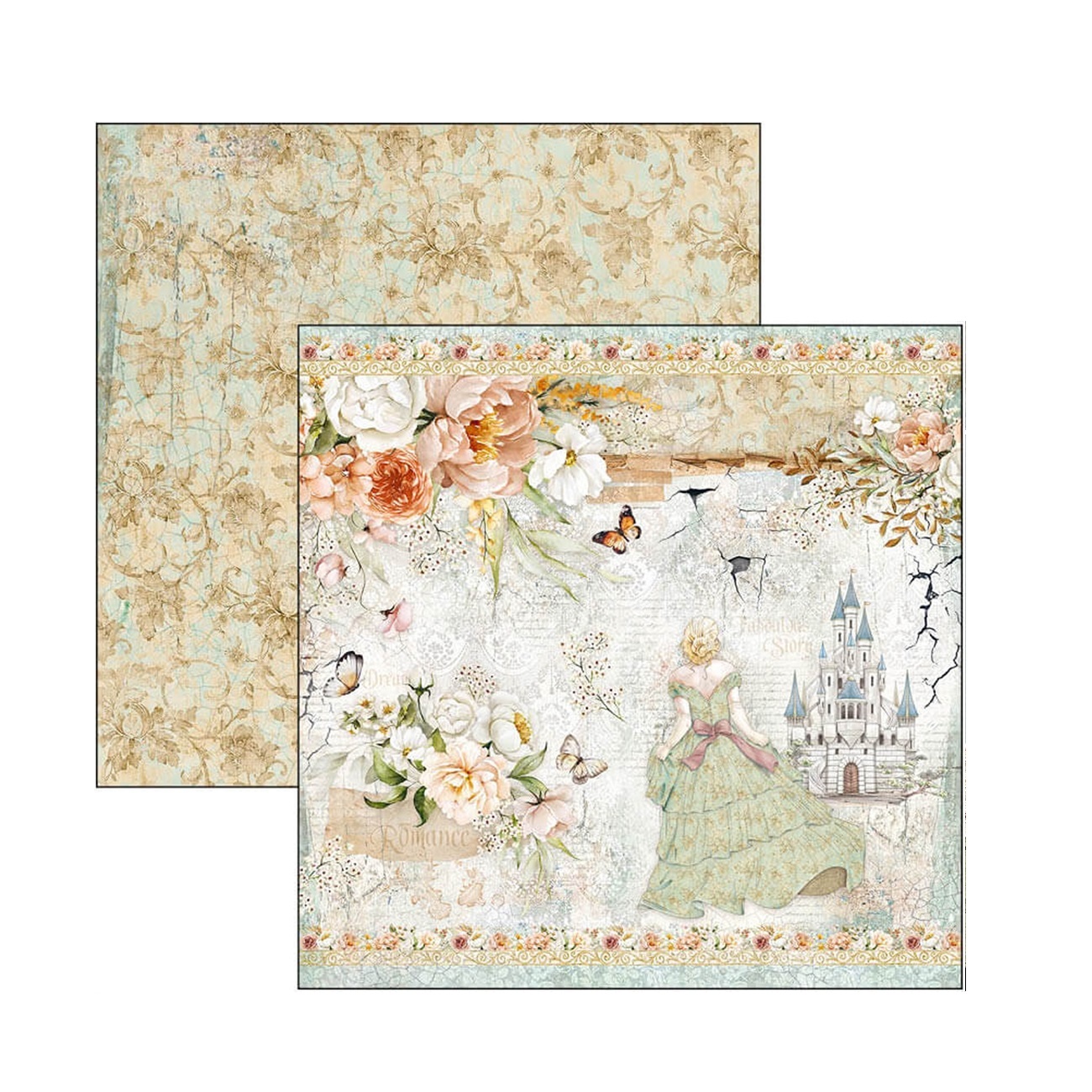 Ciao Bella Scrapbook papier Reign of Grace 8x8