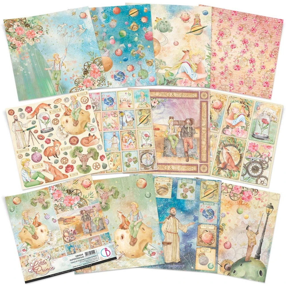 Ciao Bella Scrapbook papier The Little Prince 8x8