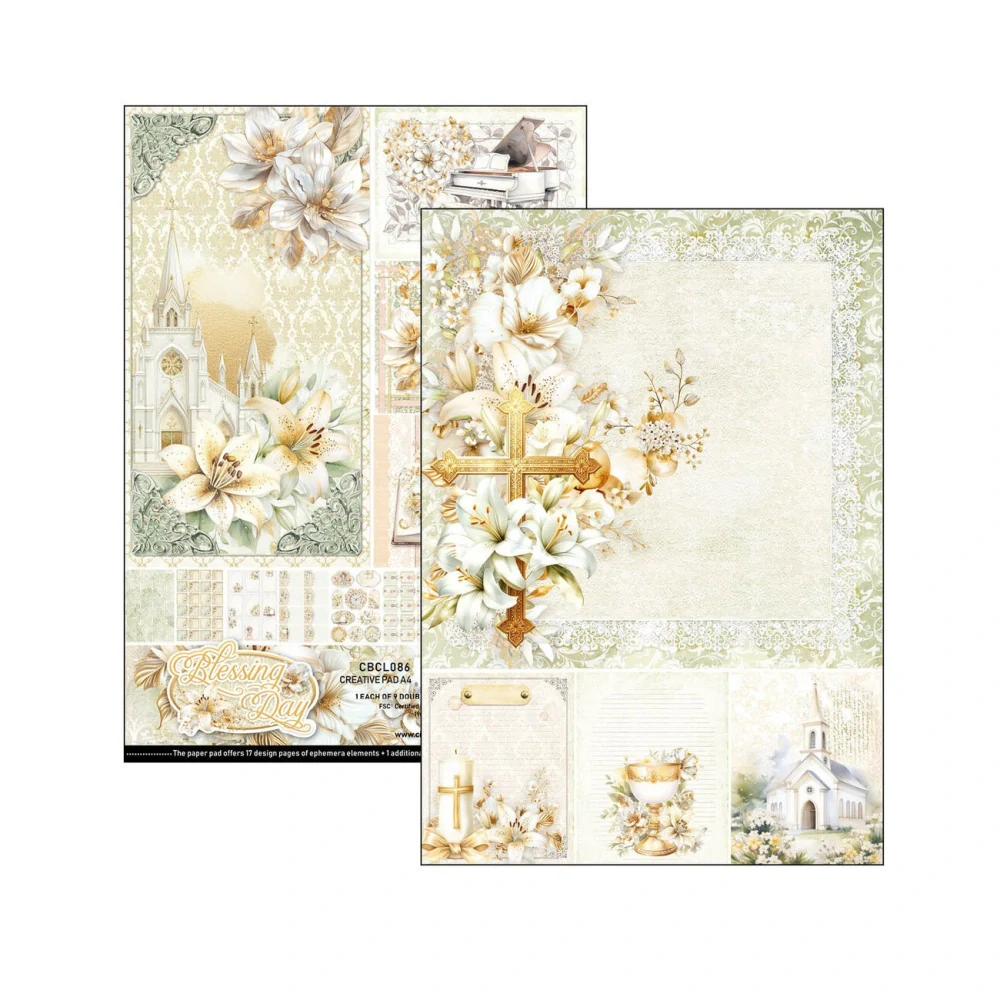 Ciao Bella Scrapbook papier Blessing Day A4