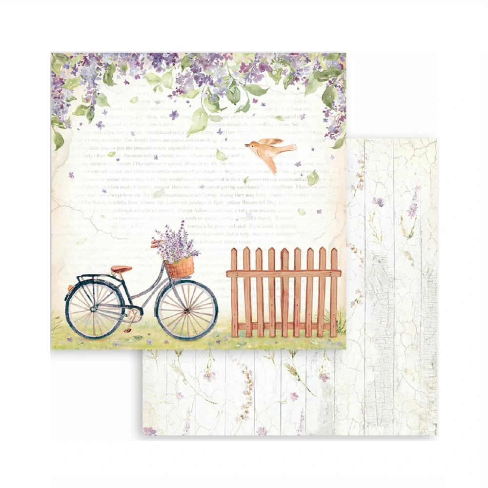 Stamperia Scrapbook papier – Welcome Home 8x8