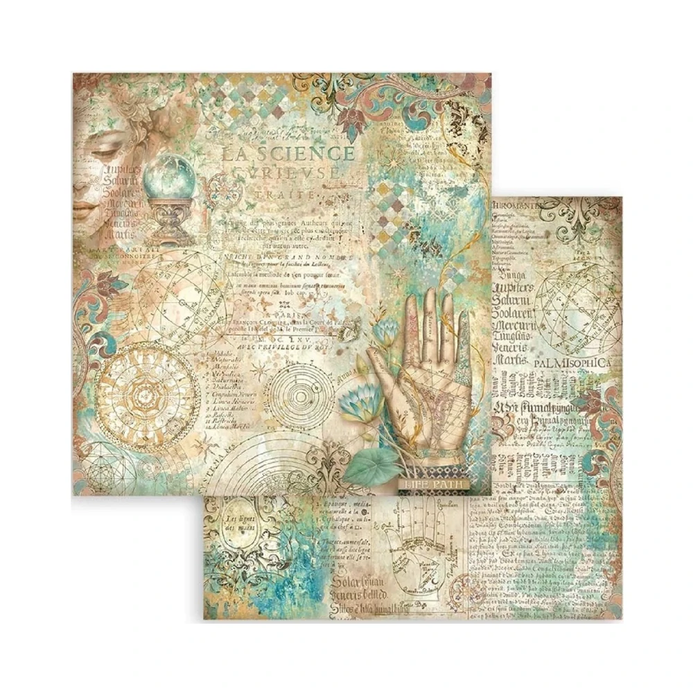 Stamperia Scrapbook papier – Fortune 8x8