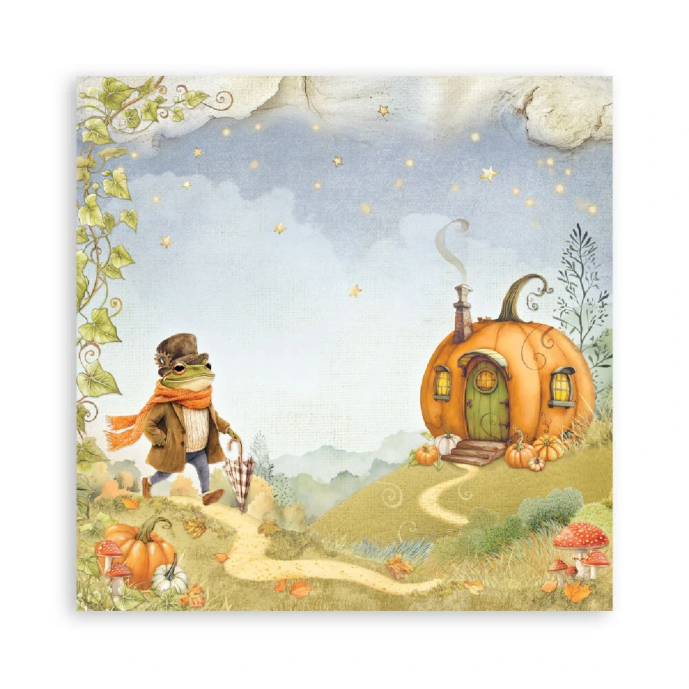 Stamperia Scrapbook papier – Whispering Woods Maxi 8x8
