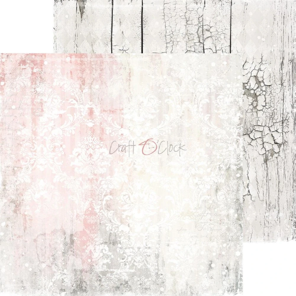 Craft O´ Clock Scrapbook papier - Rose Emotions Basic 8x8