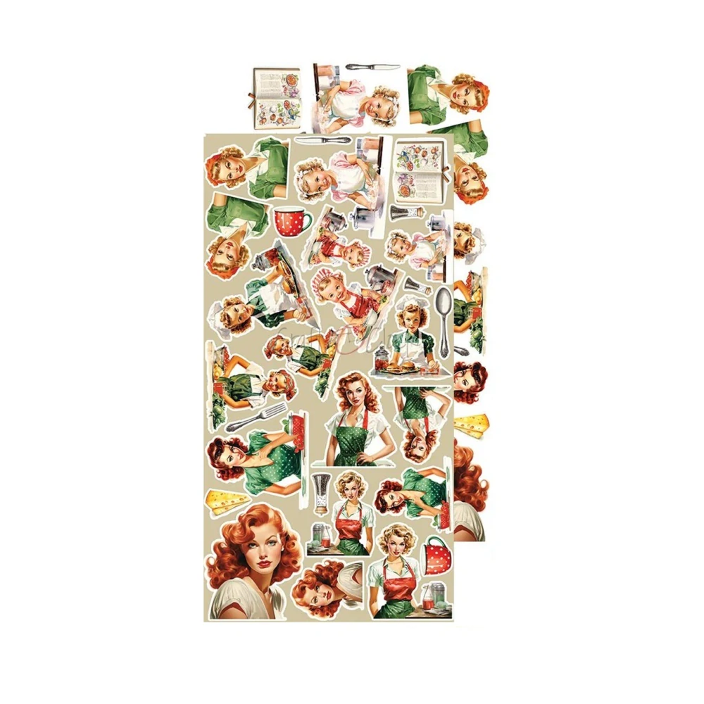 Craft O´ Clock Scrapbook papier - Kitchen Mode 6x12