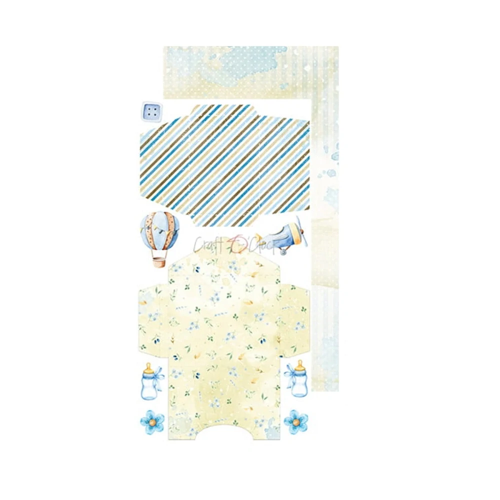 Craft O´ Clock Scrapbook papier - Hello Little Boy 6x12