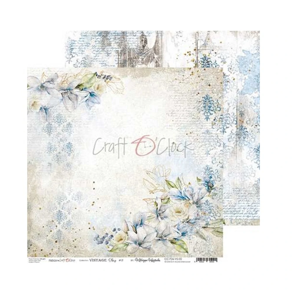  Scrapbook papier - Vintage Sky 6x6 - Craft O’Clock