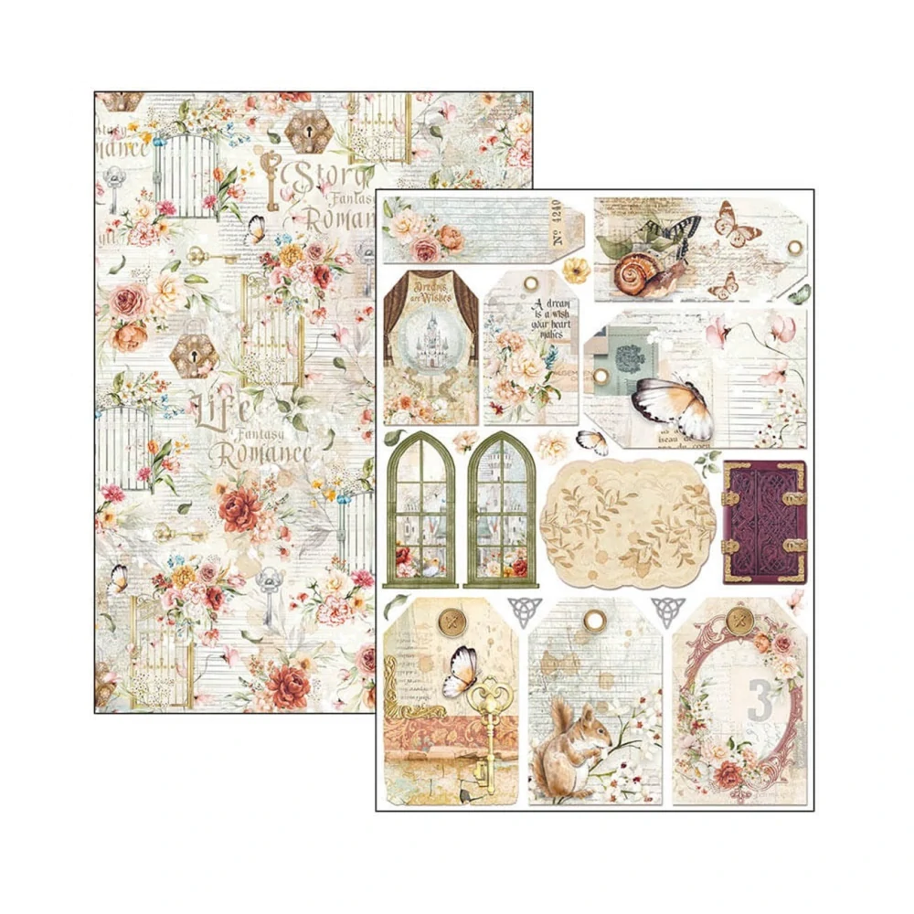 Ciao Bella Scrapbook papier Reign of Grace A4
