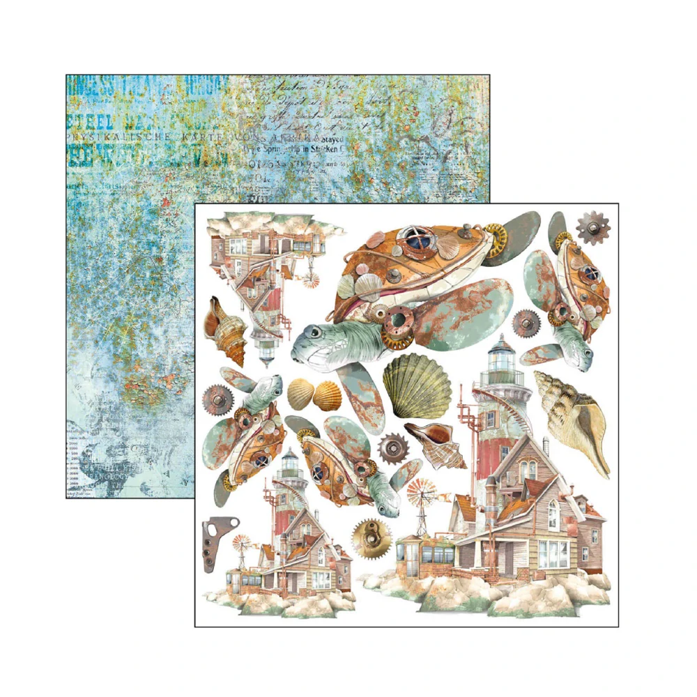 Ciao Bella Scrapbook papier Coral Reef 6x6
