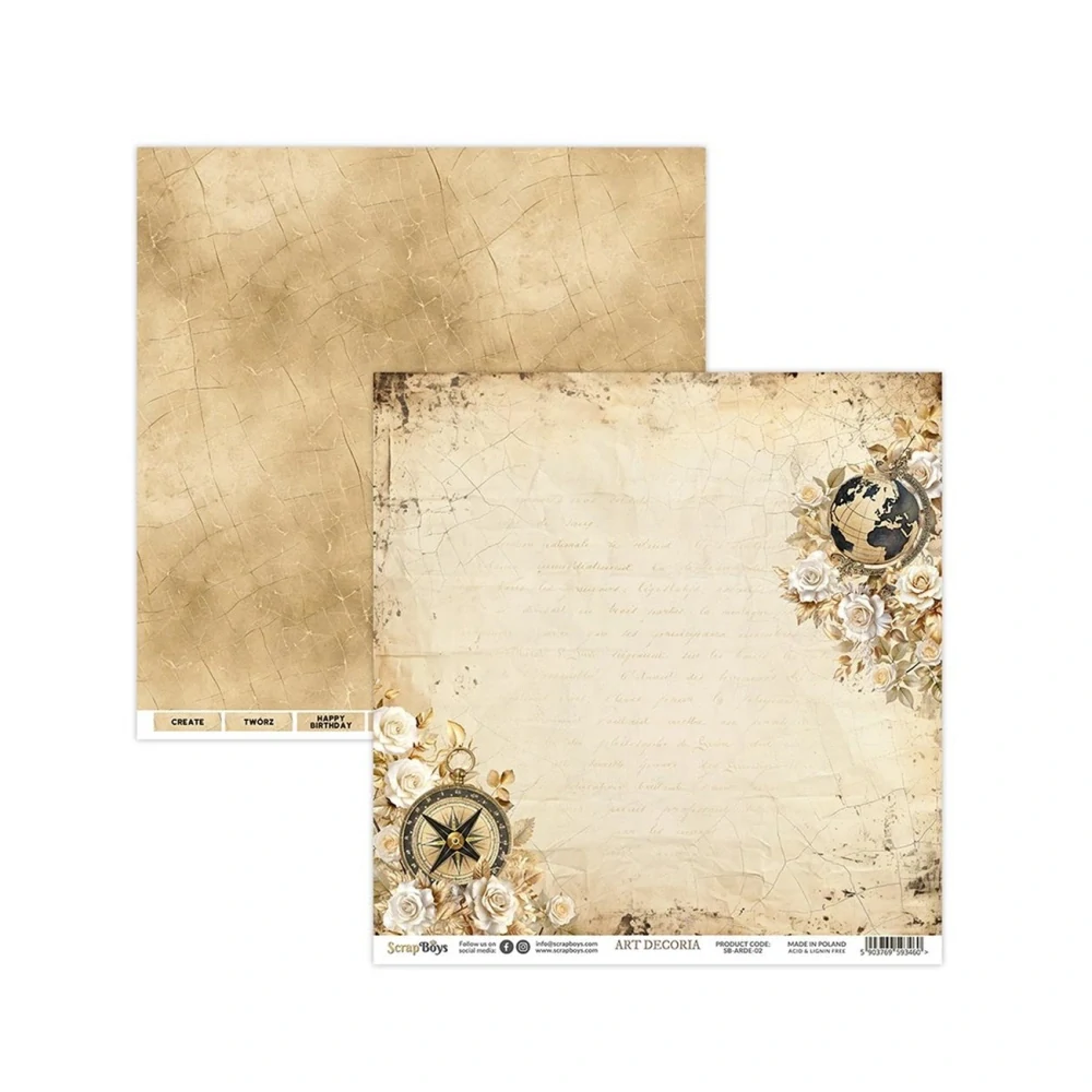 Scrapboys Scrapbook papier Art Decoria 12x12
