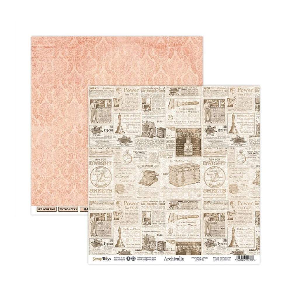 Scrapboys Scrapbook papier Archivalia 12x12